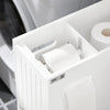 SoBuy WC paperiteline kylpyhuone kaappi Hyllykokonaisuus BZR111-W