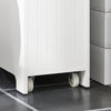 SoBuy WC paperiteline kylpyhuone kaappi Hyllykokonaisuus BZR111-W