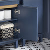 SoBuy Sininen Allaskaappi Kylpyhuone kaappi BZR113-B