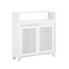 SoBuy WC paperiteline kylpyhuone kaappi Hyllykokonaisuus BZR119-W