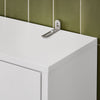 SoBuy WC-hylly kylpyhuonekaappi Pesukonekaappi Korkea kaappi BZR165-W