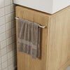 SoBuy BZR235-N Allaskaappi 60 × 30 × 60 cm – U-muotoinen aukko, 2 ovea, vaalea tammi