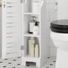 SoBuy WC paperiteline kylpyhuone kaappi BZR85-W
