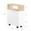 Ennakkomyynti SoBuy Arkistokaappi Pyörällinen SivupöytäLipasto Yöpöytä FBT155-WN
