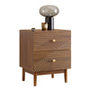 Ennakkomyynti SoBuy FBT170-N Vintage-yöpöytä kahdella laatikolla, puinen sivupöytä kumipuujaloin, yöpöytä makuuhuoneeseen, olohuoneeseen ja toimistoon, ruskea, L45 × S40 × K58 cm