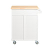 SoBuy Keittiösaareke kaappi pyörillä keittiökaappi FKW119-WN