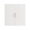 SoBuy Seinäkaappi 2 Ovea puukuitulevyä Valkoinen FRG231-W