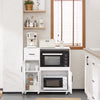 SoBuy keittiökaappi Senkki Mikroaaltouunin kaappiFSB78-W