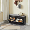 SoBuy FSR64-SCH Kenkäpenkki 8 Parille – 104 × 24 × 52 cm, Musta