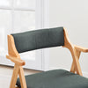 Ennakkomyynti SoBuy FST98-SG Taittuva Ruokapöydän Tuoli Puusta – Pehmustettu, Tilaa Säästävä ja Mukava Keittiöön, Olohuoneeseen tai Terassille, Tummanharmaa