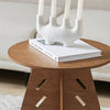 SoBuy Sivupöytä Sohvapöytä pyöreä sohvapöytä HFBT01-BR