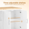 SoBuy KNL09-WN Keittiösaareke Kuminpuisella Työtasolla – 170 × 60 × 89 cm, 145 kg, Valkoinen