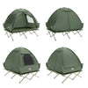 SoBuy Teltta 2 Hengelle - Ja Kenttäsänky, 2-in-1 Retkiteltta | 193x145x185cm Vihreä OGS32-II-L-GR