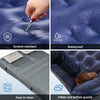 SoBuy 3-in-1 Retkiteltta & Ilmapatja – Kahden hengen retkipatjasetti (OGS32-II-L-HG)