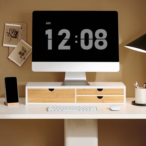 SoBuy Näyttöteline Säilytyslaatikko Näyttökoroke BBF11-WN