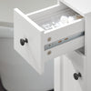 SoBuy WC paperiteline kylpyhuone kaappi Hyllykokonaisuus BZR106-W