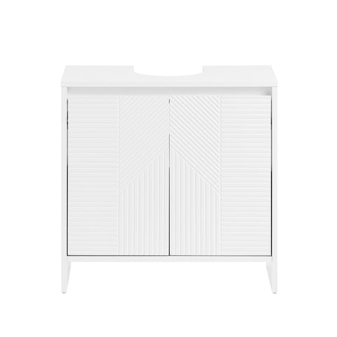 SoBuy kylpyhuone kaappi Allaskaappi 2 ovea BZR157-W