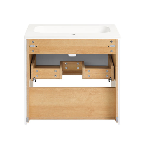 SoBuy Kylpyhuone kaappi Allaskaappi Allaskaluste BZR171-N