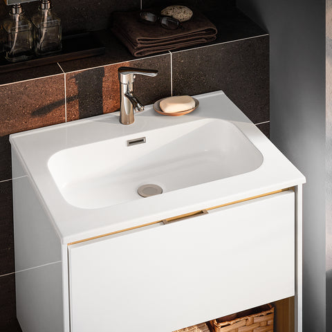 SoBuy Kylpyhuone kaappi Allaskaappi Allaskaluste BZR171-N