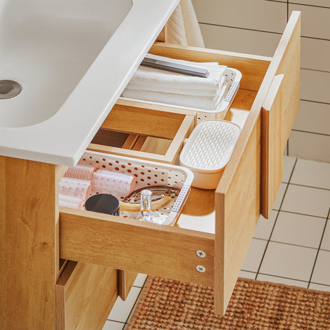 SoBuy Kylpyhuone kaappi Allaskaappi Allaskaluste BZR172-N