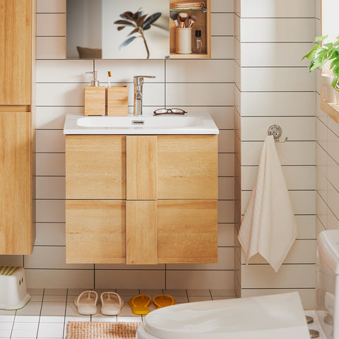 SoBuy Kylpyhuone kaappi Allaskaappi Allaskaluste BZR172-N