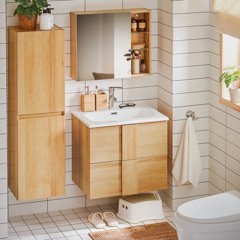 SoBuy Kylpyhuone kaappi Allaskaappi Allaskaluste BZR172-N