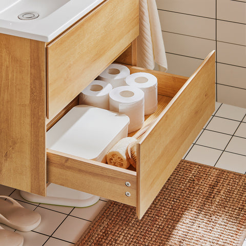 SoBuy Kylpyhuone kaappi Allaskaappi Allaskaluste BZR174-N