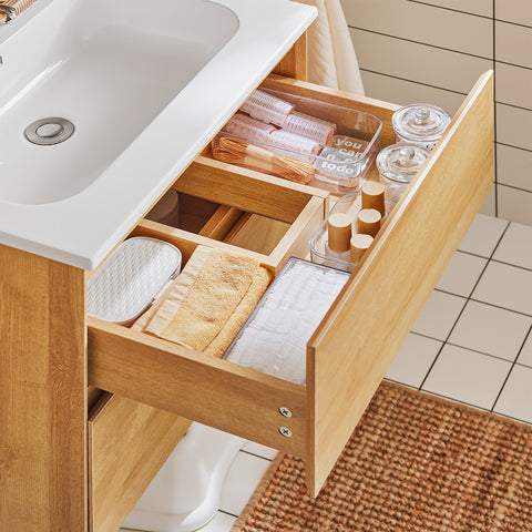 SoBuy Kylpyhuone kaappi Allaskaappi Allaskaluste BZR174-N