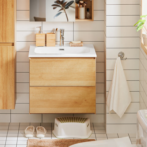 SoBuy Kylpyhuone kaappi Allaskaappi Allaskaluste BZR174-N