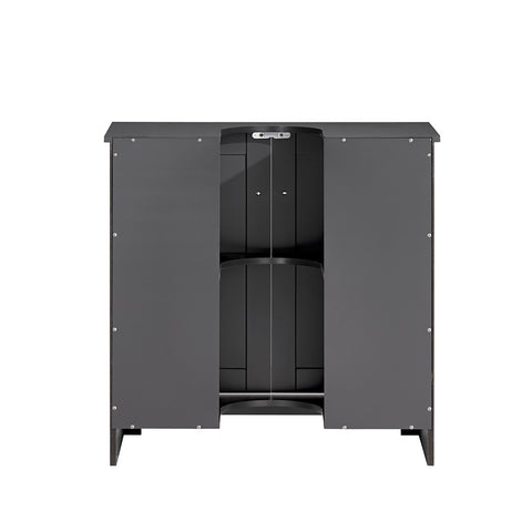 SoBuy kylpyhuone kaappi Allaskaappi 2 ovea BZR18-II-DG