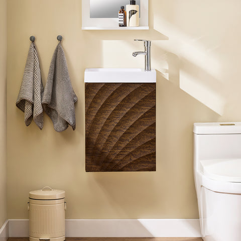 SoBuy Kylpyhuonekaappi Allaskaappi Kompakti Säilytys BZR197-N