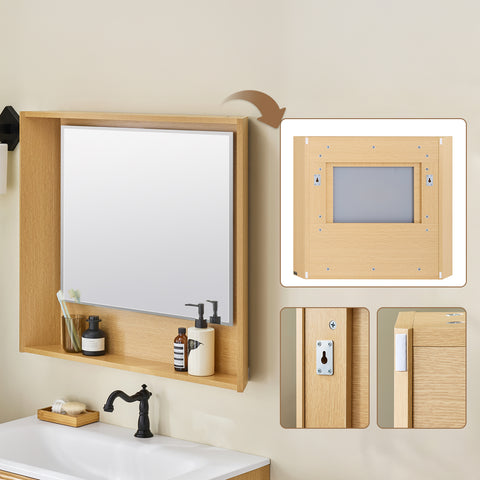 SoBuy Allaskaappi Peili Kylpyhuonekalustesetti BZR198-N