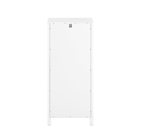 SoBuy Korkea kaappi Pyykkikaappi pyykkikorin kanssa BZR96-W