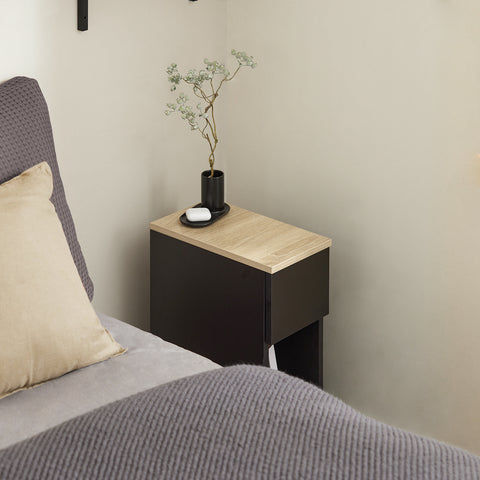 SoBuy FBT111-SCH Yöpöytä, Yöpöytälaatikko ja Apupöytä, Kompakti Pöytä Laatikoilla