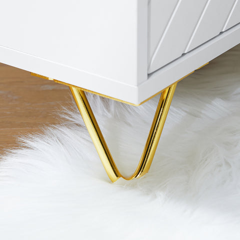 SoBuy Yöpöytä 2 laatikolla Sohvapöytä Sivupöytä Yöpöytä FBT160-W