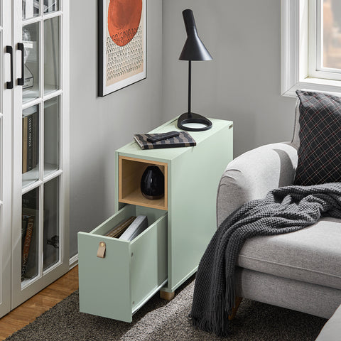 SoBuy Yöpöytä Sohvapöytä  Sivupöytä Pöytäkaappi FBT161-GR