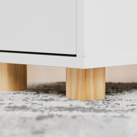 SoBuy Yöpöytä Sohvapöytä  Sivupöytä Pöytäkaappi FBT161-WN