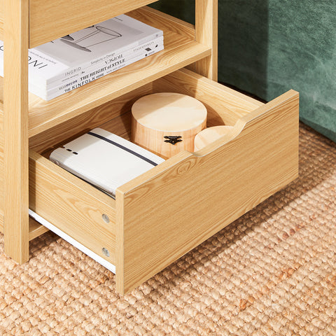 SoBuy Yöpöytä 2 Laatikolla Lipasto Sohvapöytä Sivupöytä FRG258-N