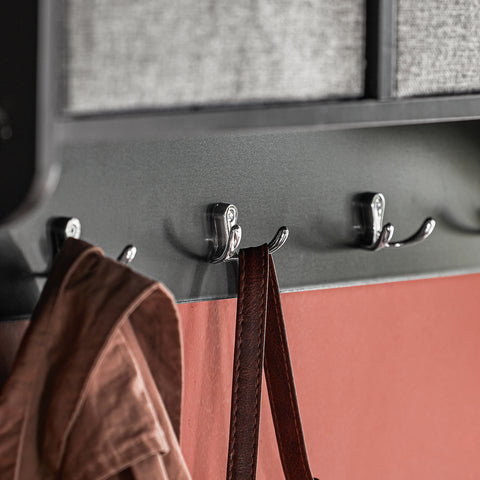 SoBuy Seinähylly Vaatekaappi Hattuteline FRG282-SCH