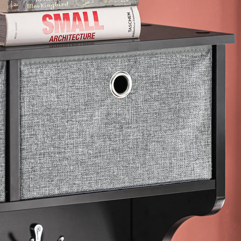 SoBuy Seinähylly Vaatekaappi Hattuteline FRG282-SCH