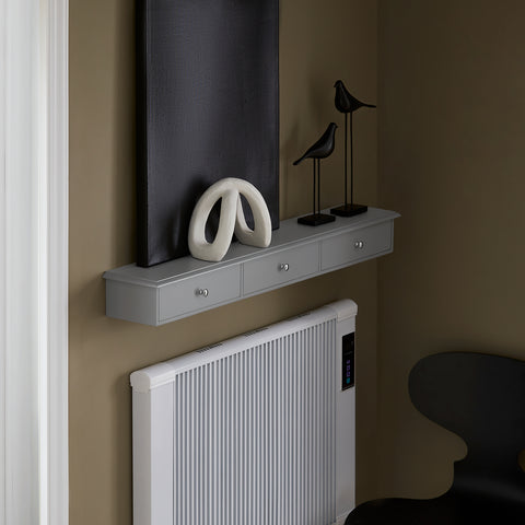 SoBuy Seinäkaappi Kapea Seinähylly seinälle 3 laatikkoa FRG43-L-HG