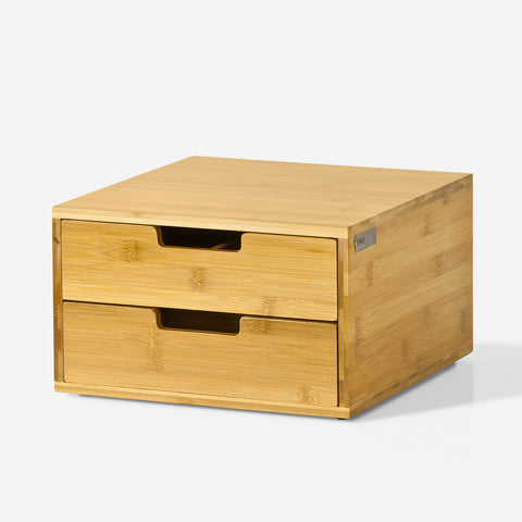 Ennakkomyynti SoBuy Laatikko Kahvikapseleille bambupuuta Luonnollinen FRG82-N