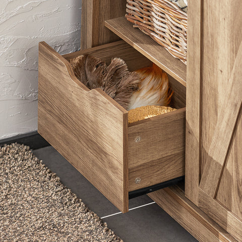 SoBuy Kenkäkaappi Kulmakaappi Lipastot ja vitriinit FSB59-BR