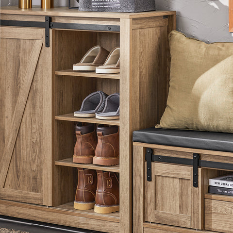 SoBuy Kenkäkaappi Kulmakaappi Lipastot ja vitriinit FSB59-BR