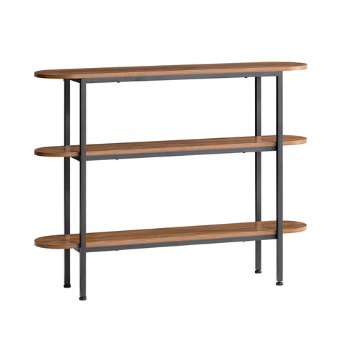 SoBuy Kapea Senkki lastulevyä ja Metalli Ruskea FSB67-WS