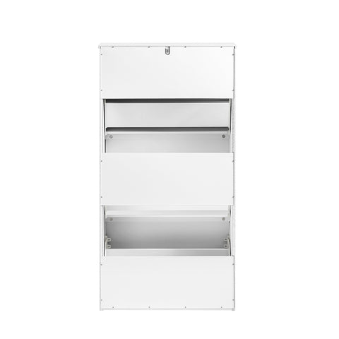 SoBuy Kenkäkaappi Kenkähylly 3 hyllyllä FSR165-H-W