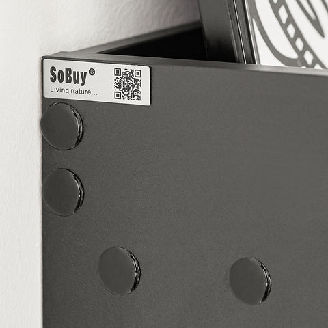 SoBuy Seinään työpöytä Tietokonepöytä Toimistopöytä lasten kirjoituspöytä FWT18-SCH