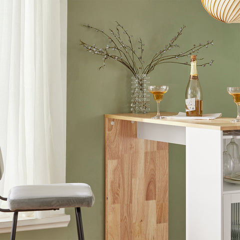 Ennakkomyynti SoBuy Baaripöytä Keittiön pöytä Korkea pöytä FWT99-WN