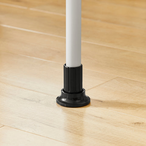 SoBuy Vaatekaappikokonaisuus Metalli ja polypropeenimuovia Valkoinen KLS03