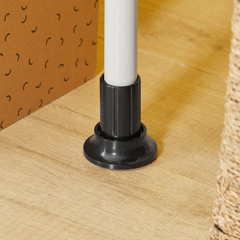 SoBuy Vaatekaappikokonaisuus Metalli ja polypropeenimuovia Valkoinen KLS04